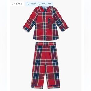 NIB Hill House The Quentin Set in Red Tartan Plaid